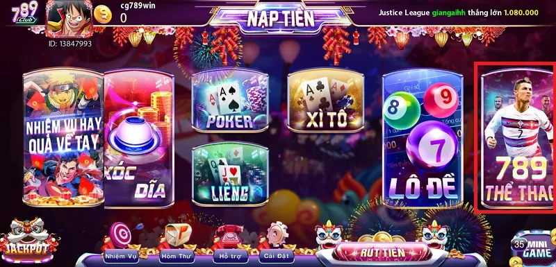 Cược thể thao tại 789 Club