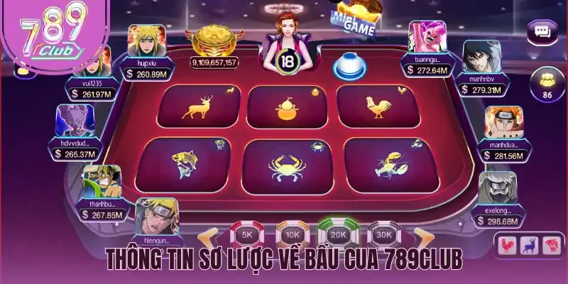 Thông tin sơ lược về bầu cua 789Club