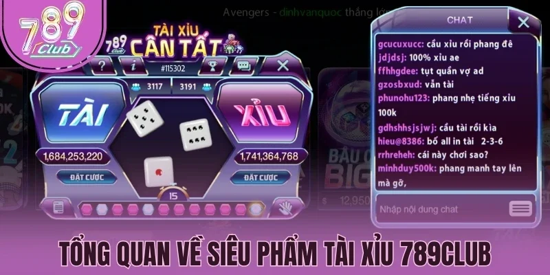Tổng quan về siêu phẩm tài xỉu 789Club